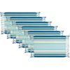 imageDII Seashore Collection Beach House Dcor Placemat Set 13x19 Beach Vibes Blue 6 PieceBeach Vibes Blue