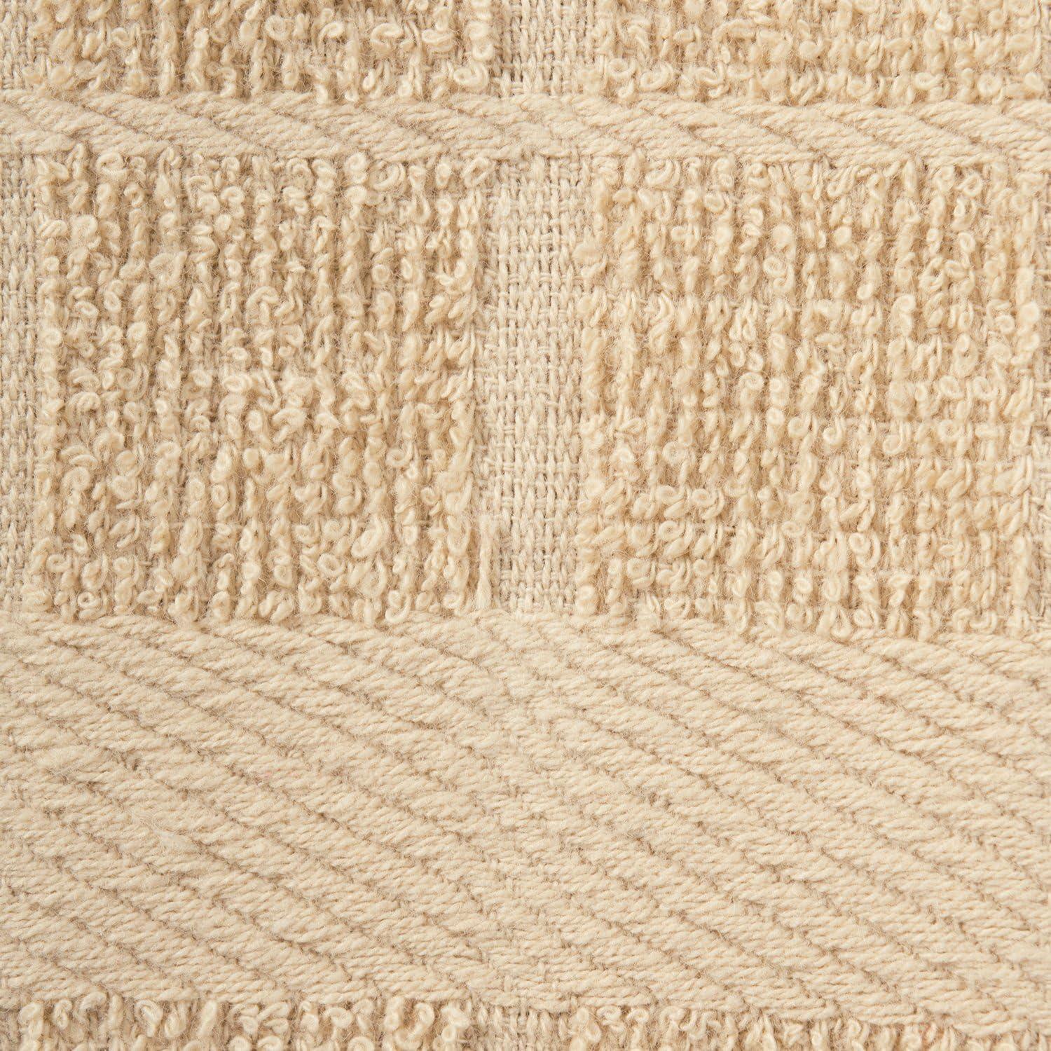 imageDII Basic Terry Collection Windowpane Dishtowel Set 16x26 Red Solid 4 PiecePebble Solid