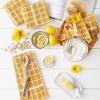 imageDII Basic Terry Collection Windowpane Dishtowel Set 16x26 Red Solid 4 PieceHoney Gold Check