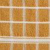 imageDII Basic Terry Collection Windowpane Dishtowel Set 16x26 Red Solid 4 PieceHoney Gold Check
