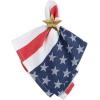 imageDII 4th of July Stars ampamp Stripes Tabletop Collection Napkin Set 20x20 Red White ampamp Blue 6 Piece20 x 20 Set of 6