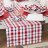 imageDII American Plaid Table Top Collection for Everyday Use Summer CookOuts Barbeques Picnics IndoorOutdoor Entertaining 100 Cotton Machine Washable Tablecloth 52x52Table Runner  14x108