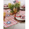 imageDII American Plaid Table Top Collection for Everyday Use Summer CookOuts Barbeques Picnics IndoorOutdoor Entertaining 100 Cotton Machine Washable Tablecloth 52x5270 Round