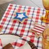 imageDII American Plaid Table Top Collection for Everyday Use Summer CookOuts Barbeques Picnics IndoorOutdoor Entertaining 100 Cotton Machine Washable Tablecloth 52x5270 Round