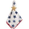 imageDII Americana Multistripe Collection 4th of July Tabletop Napkin Set 20x20 Antique Blue Stars 6 PieceAntique Blue Stars