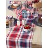 imageDII Americana Plaid Table Top Collection Table Runner 14x72 Red White ampamp BlueRed  White   Blue