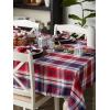imageDII Americana Plaid Table Top Collection Table Runner 14x72 Red White ampamp BlueRed  White   Blue