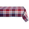 imageDII Americana Plaid Table Top Collection Tablecloth 60x84 Red White ampamp BlueRed  White   Blue