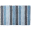 imageDII Chindi Rug Collection Reversible Recycled Yarn HandDyed 2 Ft 3in x 6 Ft DenimDenim
