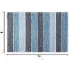 imageDII Chindi Rug Collection Reversible Recycled Yarn HandDyed 2 Ft 3in x 6 Ft DenimDenim