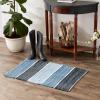 imageDII Chindi Rug Collection Reversible Recycled Yarn HandDyed 2 Ft 3in x 6 Ft DenimDenim