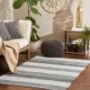 imageDII Chindi Rug Collection Reversible Recycled Yarn HandDyed 2 Ft 3in x 6 Ft DenimGrey
