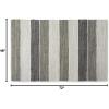 imageDII Chindi Rug Collection Reversible Recycled Yarn HandDyed 2 Ft 3in x 6 Ft DenimGrey