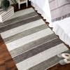 imageDII Chindi Rug Collection Reversible Recycled Yarn HandDyed 2 Ft 3in x 6 Ft DenimGrey