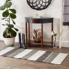imageDII Chindi Rug Collection Reversible Recycled Yarn HandDyed 2 Ft 3in x 6 Ft DenimGrey