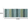 imageDII Chindi Rug Collection Reversible Recycled Yarn HandDyed 2 Ft 3in x 6 Ft DenimJadeite