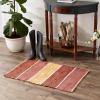 imageDII Chindi Rug Collection Reversible Recycled Yarn HandDyed 2 Ft 3in x 6 Ft DenimSpice
