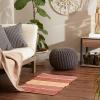 imageDII Chindi Rug Collection Reversible Recycled Yarn HandDyed 2 Ft 3in x 6 Ft DenimSpice