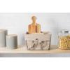 imageDII Farmhouse Chicken Wire Storage Baskets with Liner Medium Vintage Taupe 11x788x7quot 2 Piece