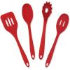 imageDII Kitchen Millennium 4Piece Heat Resistant Seamless Non Stick Dishwasher Safe BPA Free Silicone DII Kitchen Baking Set RedBlack