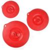imageDII Kitchen Millennium 4Piece Heat Resistant Seamless Non Stick Dishwasher Safe BPA Free Silicone DII Kitchen Baking Set RedBlack