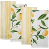 imageDII Lemon Bliss Kitchen Collection Dishtowel Set 4 CountDishtowel Set