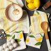 imageDII Lemon Bliss Kitchen Collection Dishtowel Set 4 CountDishtowel Set Pack of 12