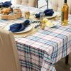 imageDII Nantucket Kitchen Collection Cotton Machine Washable Tablecloth 52x5270 Round