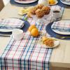 imageDII Nantucket Kitchen Collection Cotton Machine Washable Tablecloth 52x52Table Runner  14x72