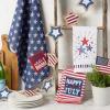 imageDII Patriotic Dish Towel Set 18x28 Decorative Kitchen Towels Red White ampamp Boom 3 CountRed White  Boom