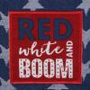 imageDII Patriotic Dish Towel Set 18x28 Decorative Kitchen Towels Red White ampamp Boom 3 CountRed White  Boom