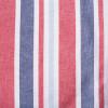 imageDII Patriotic Stripes 4th of July Tabletop Collection Napkin Set 20x20 Red White and Blue Band 6 Piece