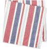 imageDII Patriotic Stripes 4th of July Tabletop Collection Napkin Set 20x20 Red White and Blue Band 6 Piece