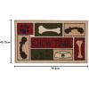 imageDII Pet Friendly Accent Mat Heavy Duty Entryway Patio Rug 18x30 Chow TimeChow Time
