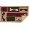 imageDII Pet Friendly Accent Mat Heavy Duty Entryway Patio Rug 18x30 Chow TimeChow Time