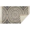 imageDII Textured Woven Rug Collection HandLoomed Shag Printed 2x3 Ft Chenille Stripe French BlueMedallion BlackNatural