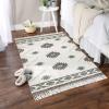 imageDII Textured Woven Rug Collection HandLoomed Shag Printed 2x3 Ft Chenille Stripe French BlueSouthwestern BrownGreen
