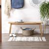 imageDII Textured Woven Rug Collection HandLoomed Shag Printed 2x3 Ft Chenille Stripe French BlueSouthwestern BrownGreen
