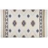 imageDII Textured Woven Rug Collection HandLoomed Shag Printed 2x3 Ft Chenille Stripe French BlueSouthwestern StoneBlue