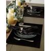 imageDII Velvet Collection Tabletop Table Runner 14x108 CreamBlack