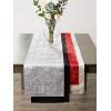 imageDII Velvet Collection Tabletop Table Runner 14x108 CreamBlack