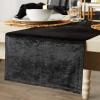 imageDII Velvet Collection Tabletop Table Runner 14x108 CreamBlack