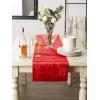 imageDII Velvet Collection Tabletop Table Runner 14x108 CreamRed