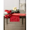 imageDII Velvet Collection Tabletop Table Runner 14x108 CreamRed