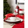 imageDII Velvet Collection Tabletop Table Runner 14x108 CreamRed
