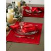 imageDII Velvet Collection Tabletop Table Runner 14x108 CreamRed