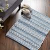 imageDII Woven Rugs Collection Handloomed Paper Chindi 2 x 3 Ft StoneStonewash Blue