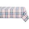 imageDII Nantucket Kitchen Collection Cotton Machine Washable Tablecloth 52x52104 Round