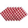 imageDII Patriotic 4th of July Stars and Check Summer Tabletop Collection Napkin Set 20x20 Red White and Blue20 x 20 Set of 6