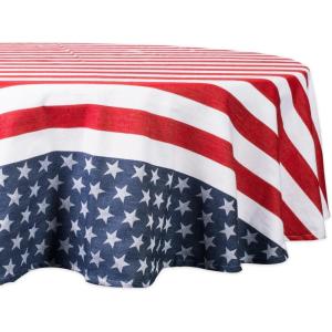 imageDII 4th of July Stars ampamp Stripes Tabletop Collection Napkin Set 20x20 Red White ampamp Blue 6 Piece70 Round